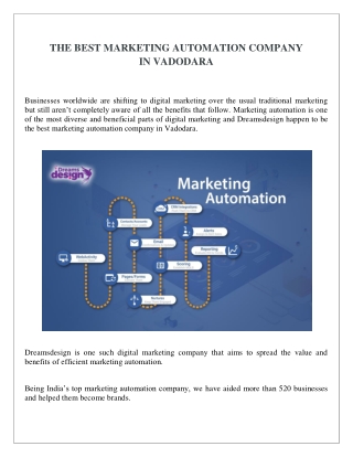 THE BEST MARKETING AUTOMATION COMPANY IN VADODARA