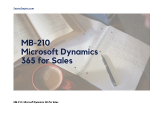 Excel in Your MB-210 Exam with Study Kit with Ultimate Success by ExamsEmpire.co