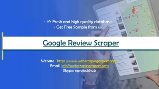 Google Review Scraper