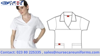 White color Nursing Uniforms for Nurses