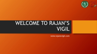 Get Best Security Guard at Rajan’s Vigil