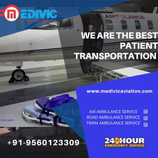 Choose Charter Air Ambulance in Gorakhpur by Medivic with Comprehensive Care