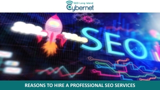 Reasons to Hire a Professional SEO Services