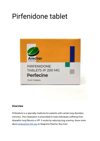 Pirfenidone