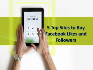 5 Top Sites to Buy Facebook Likes and Followers
