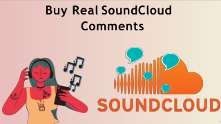 Buy Real SoundCloud Comments