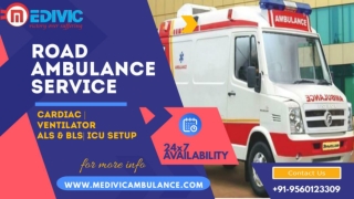 Medivic Ambulance Service from Saket to Gaya with Experienced Doctors