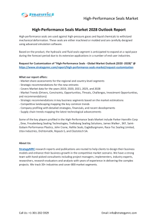 High-Performance Seals Market Forecasts to 2028