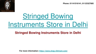 Best Stringed Bowing Instruments Store in Delhi