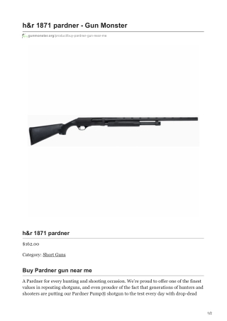 H&R 1871 Pardner