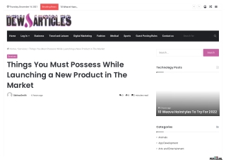 Things You Must Possess While Launching a New Product in The Market