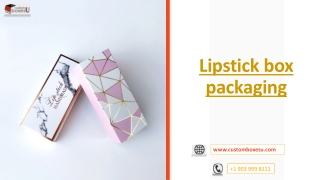 Lipstick box packaging