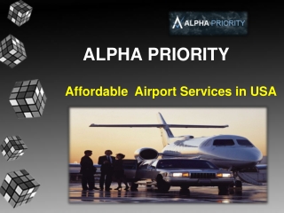 Fast Track Airport Services | Alpha Priority