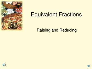 Equivalent Fractions