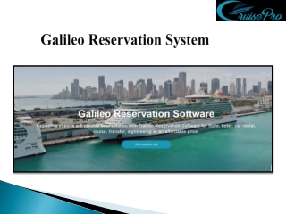 Galileo Reservation System
