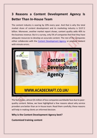 content development agency