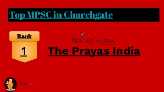 Top MPSC Institutes in Churchgate