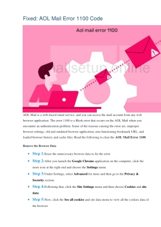 Fixed_ AOL Mail Error 1100 Code-pdf-converted