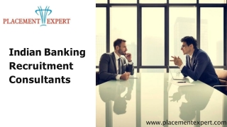 Indian Banking Recruitment Consultants