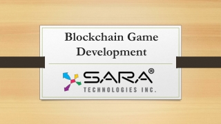 Blockchain Game Development