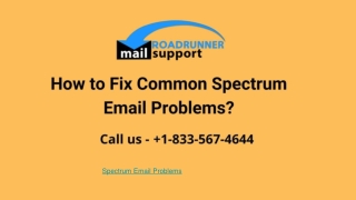 Spectrum Email Problems