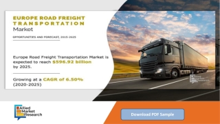 Europe Road Freight Transportation Market: Growth Analysis, Trends and Scope Til