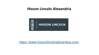 Hixson Lincoln Alexandria