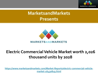 Electric Commercial Vehicle Market worth 2,026 thousand units by 2028