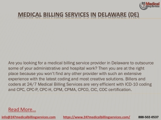 Medical Billing Services in Delaware (DE)