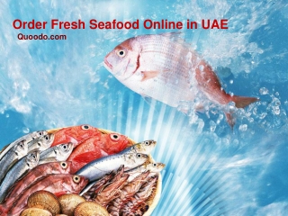 Order Fresh Seafood Online in UAE