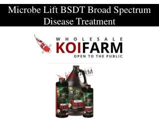 Microbe Lift BSDT Broad Spectrum Disease Treatment