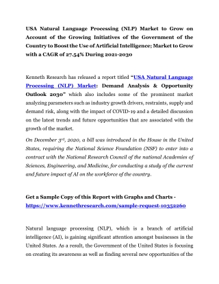 USA Natural Language Processing (NLP) Market Trends, Analysis, Growth 2022