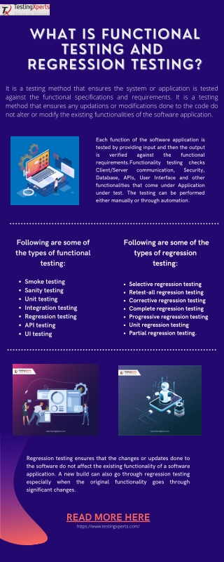 What is Functional Testing and Regression Testing