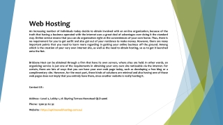 Website Hosting