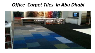 Office Carpet Tiles In Abu Dhabi