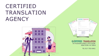 Certified Translation Agency