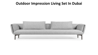 Outdoor Impression Living Set In Dubai