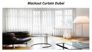 Vertical Blinds In Dubai