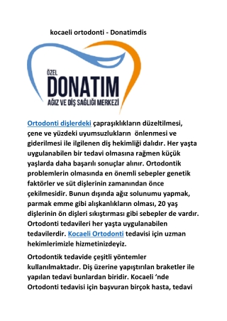 kocaeli ortodonti