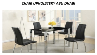 CHAIR UPHOLSTERY ABU DHABI
