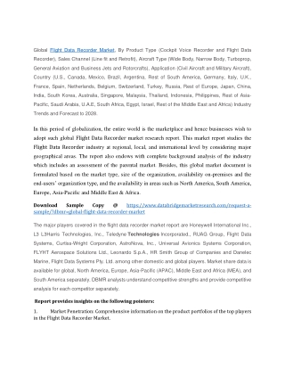 Flight Data Recorder Market