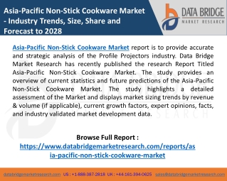 Asia-Pacific Non-Stick Cookware Market Analysis, Size, Key Players, Trends & For