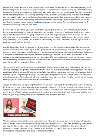 Influencer Marketing and advertising Traits for the subsequent Decade