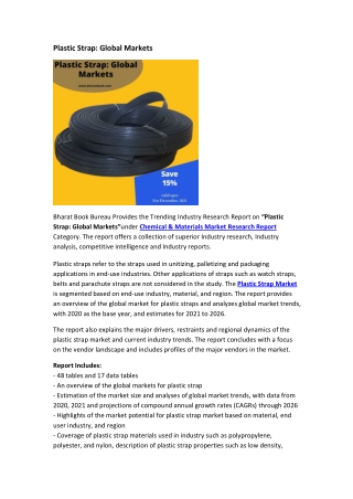 Plastic Strap Global Markets