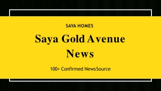 Honble Allahabad High Court Quashed Allegations Made Against SAYA Gold Avenue-converted