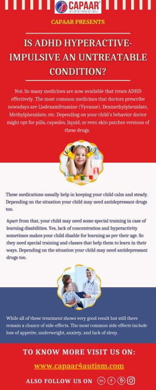 Is ADHD hyperactive-impulsive an untreatable condition - CAPAAR