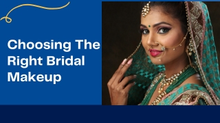Choosing The Right Bridal Makeup