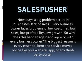 Salespusher