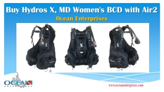 Buy SCUBAPRO Hydros X, MD Women's BCD with Air2 - Ocean Enterprises