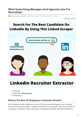 What Tools Hiring Managers And Agencies Use For Recruiting (1)